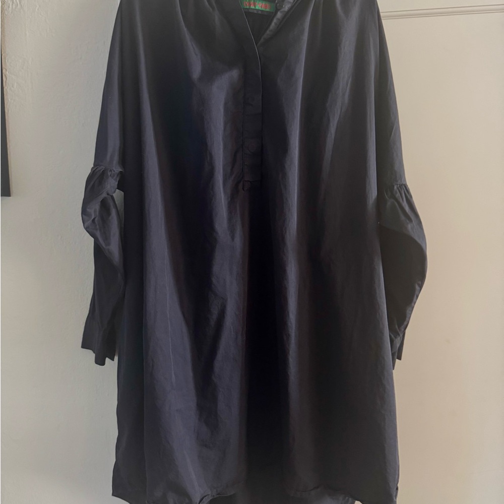 Blue Casey Casey Button-Front Tunic / Dress